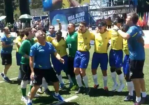 Brasil vence a Argentina e é pentacampeão mundial no futebol de 5