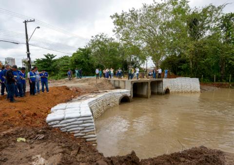 Ponte que liga dois bairros de Manaus entra em fase de conclusão