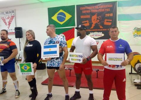 Amazonenses conquistam ouro em Sul-Americano de levantamento de peso
