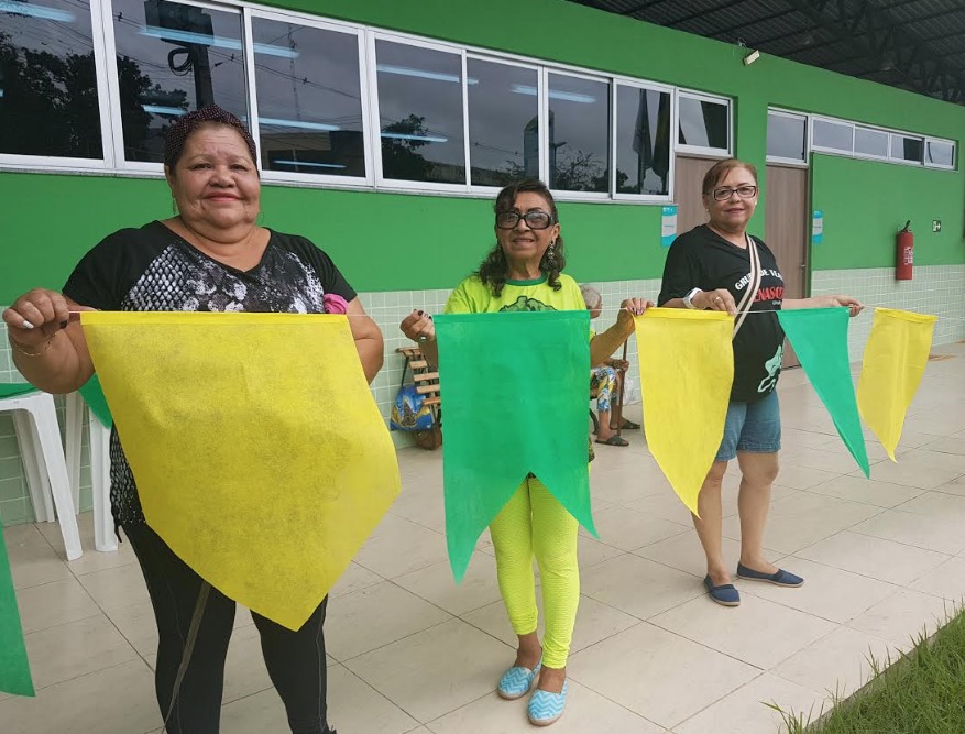 UnATI realiza Arraial para a Terceira Idade em clima de Copa do Mundo