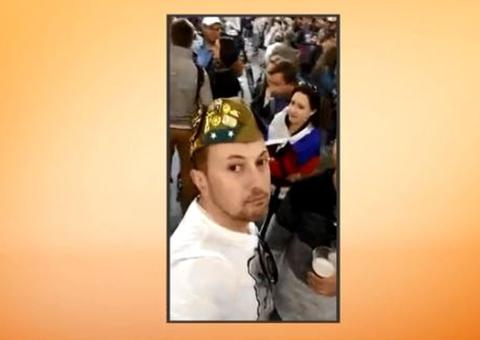 PM de SC está em vídeo em que brasileiros constrangem russa 