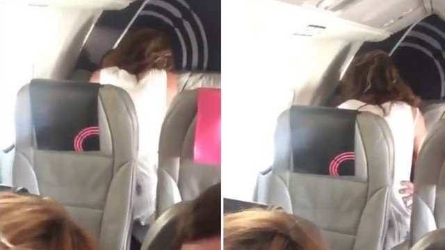 Casal faz sexo em avião e é flagrado por passageiros; Veja