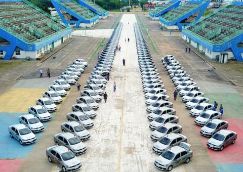 Governo entrega mais de 140 novas viaturas às polícias Militar e Civil no Amazonas