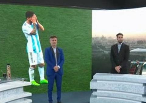 Vídeo: Programa argentino faz um minuto de silêncio por causa da seleção