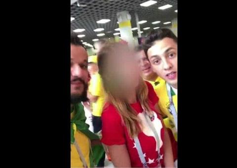 Empresário brasileiro é flagrado em novo vídeo de assédio na Rússia