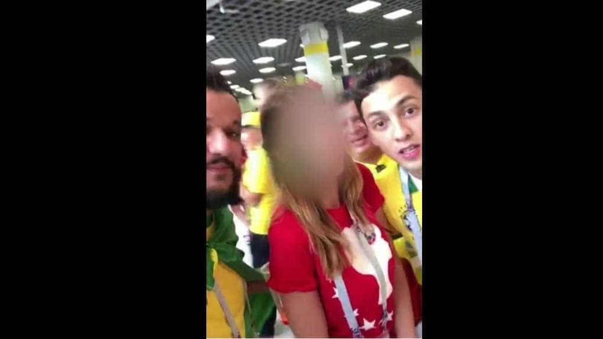 Empresário brasileiro é flagrado em novo vídeo de assédio na Rússia