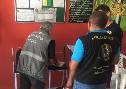 Duas academias são interditadas por funcionamento irregular em Manaus