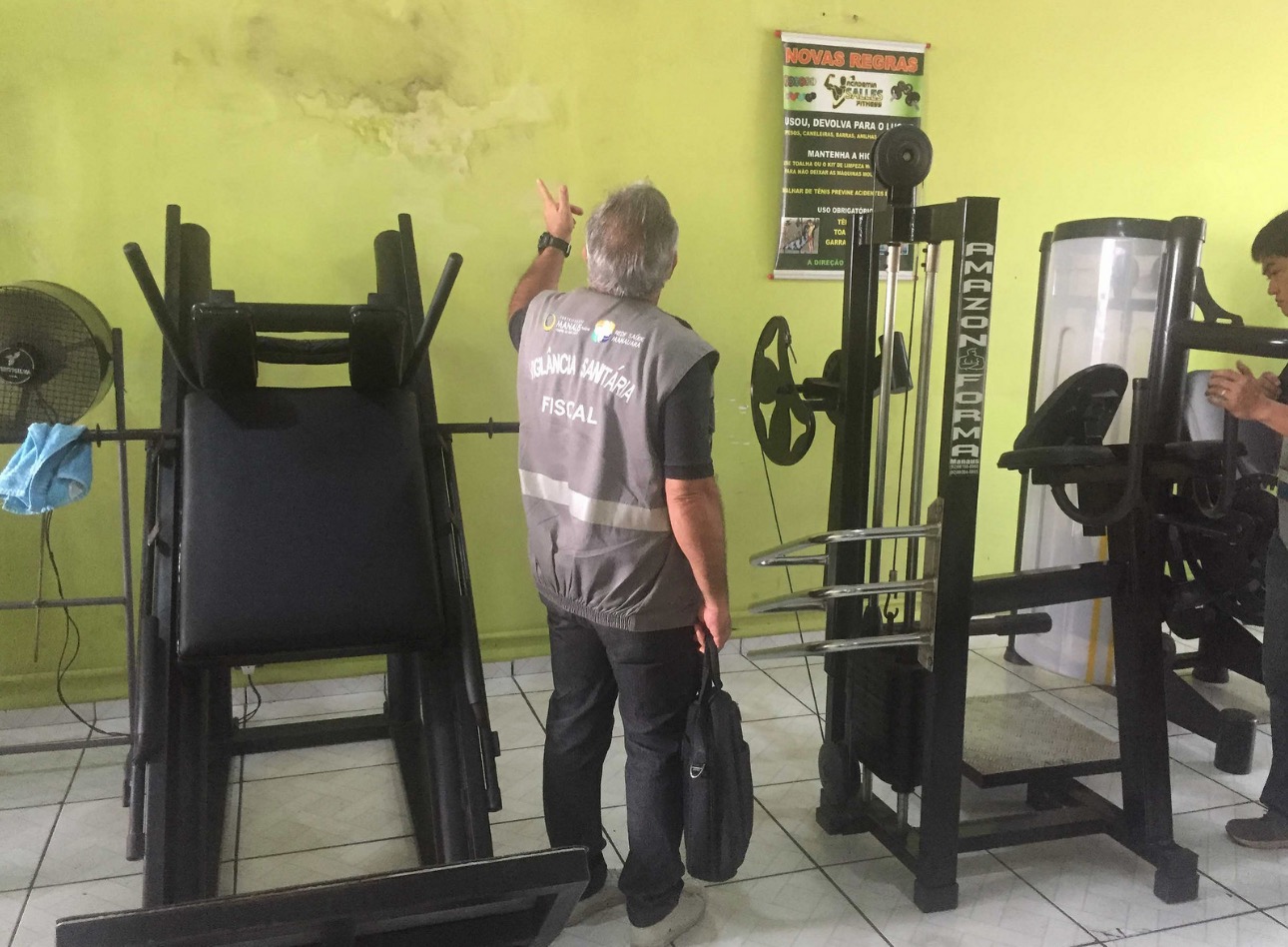 Duas academias são interditadas por funcionamento irregular em Manaus