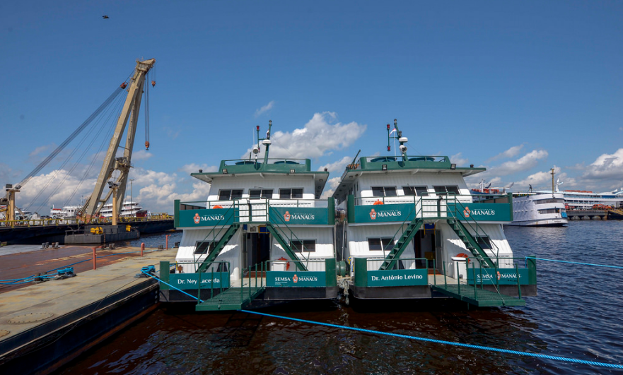Novas unidades fluviais vão levar saúde básica a comunidades ribeirinhas no Amazonas