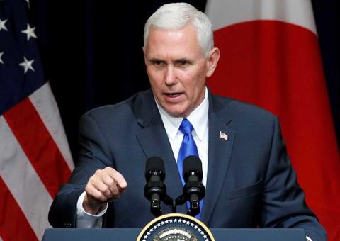 Vice-presidente dos EUA visita abrigo de venezuelanos em Manaus