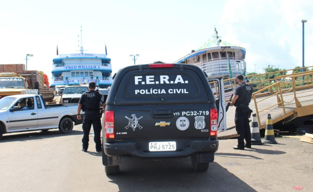 Polícia reforça segurança nas ruas de Parintins para o Festival Folclórico