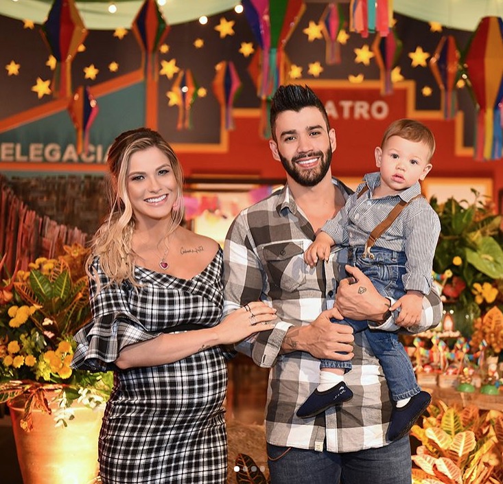 Gusttavo Lima e Andressa Suita fazem festão para comemorar 1 ano do filho, veja fotos
