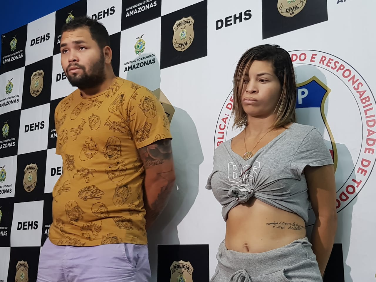 Irmãos são presos por esquartejar grávida em Manaus e polícia revela detalhes do crime
