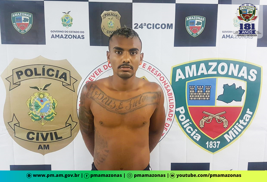 Foragido da justiça é preso no centro de Manaus 