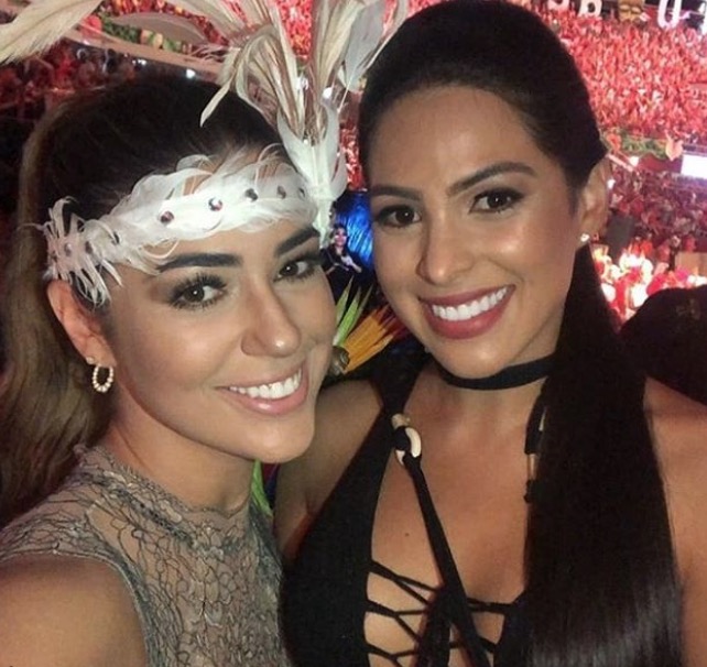  Vivian Amorim e Miss Brasil Mayra Dias curtem festival Folclórico de Paritins