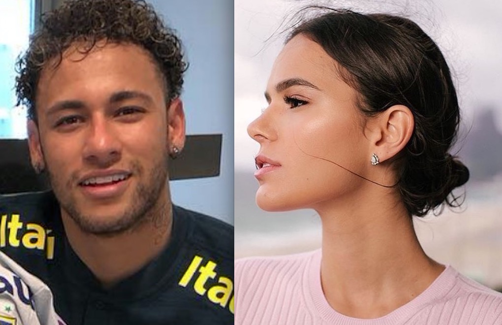  Bruna Marquezine deixa cantada em foto de Neymar durante treino da seleção