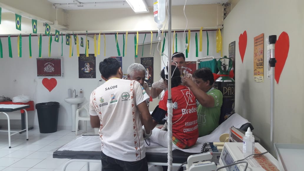 Mais de 600 pessoas são atendidas em dois dias de Festival de Parintins