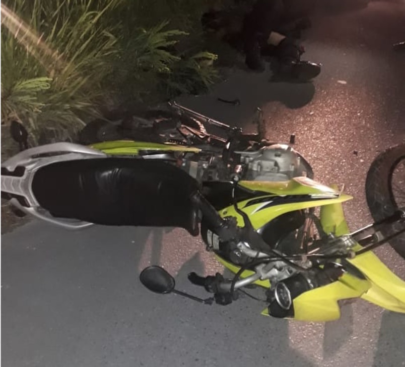 Em Manaus, vigilante fica gravemente ferido em acidente com motocicleta