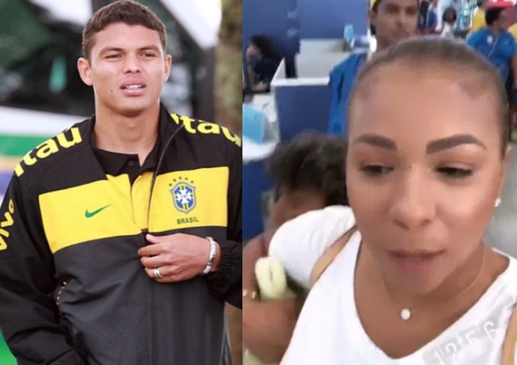 Mulher de Thiago Silva passa sufoco na Rússia antes de Brasil x México