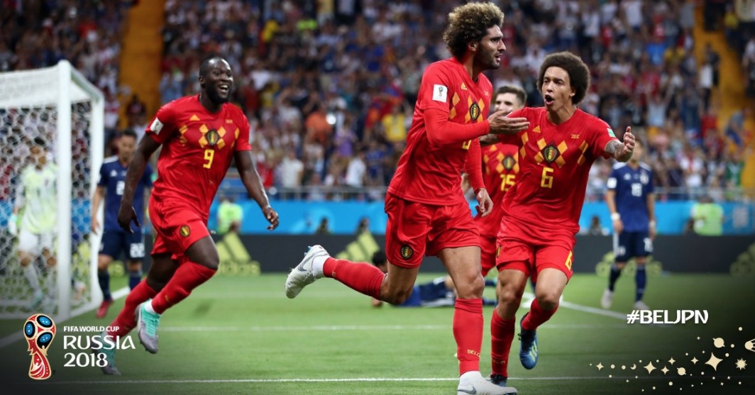 Nos 10 segundos finais Bélgica garante vitória sobre o Japão e enfrentará o Brasil nas quartas