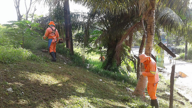 Conjunto Xingu e Colônia Antônio Aleixo recebem mutirão de limpeza