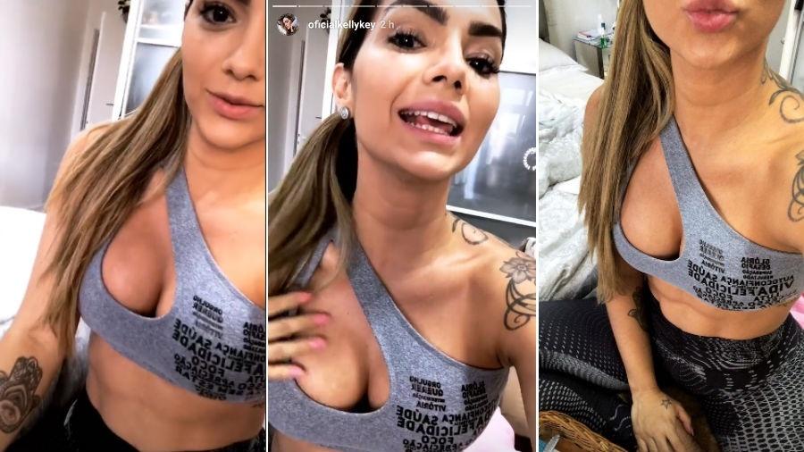 Recauchutada, Kelly Key mostra resultado de silicone: 'coisa mais maravilhosa'