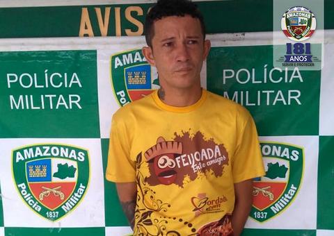 Foragido da justiça é preso praticando assalto na zona norte de Manaus 