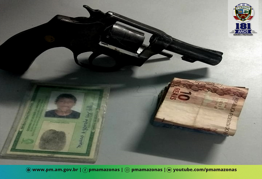 Homem é preso e adolescente apreendido durante assalto a ônibus da linha 535 em Manaus 