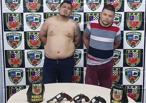 Dupla é presa enquanto se preparava para invadir loja em Manaus