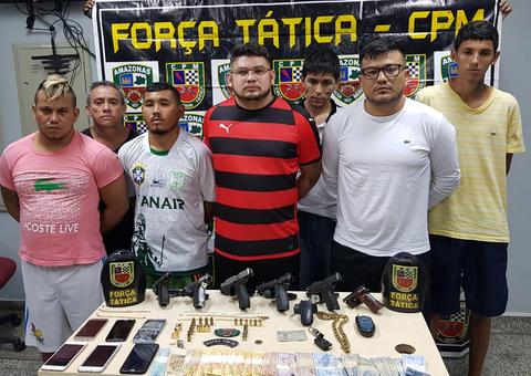 Apontados como membros da FDN, sete homens são presos em Manaus