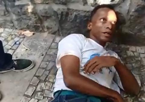 Homem é detido por vítimas que perceberam arma falsa durante tentativa de assalto