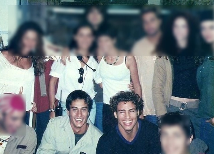 Após investidas, Cauã Reymond aparece em foto antiga com marido de Isis Valverde