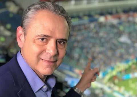 Narrador da Globo, Luis Roberto passa mal após narrar jogo Inglaterra x Suécia