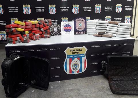 70kg de drogas avaliados em R$ 800 mil são apreendidos durante operação Banzeiro