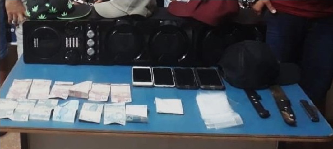 Polícia acaba com 'farra' de bandidos e trio é preso no Amazonas