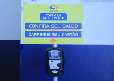 Sinetram instala totens eletrônicos para consulta de saldo em terminais de integração