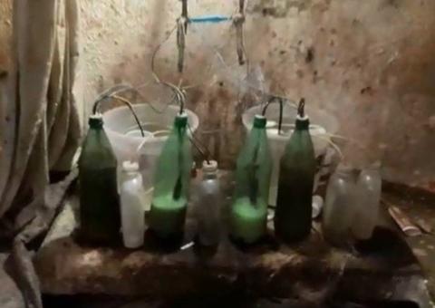 Alambique improvisado é encontrado dentro de cela em presídio
