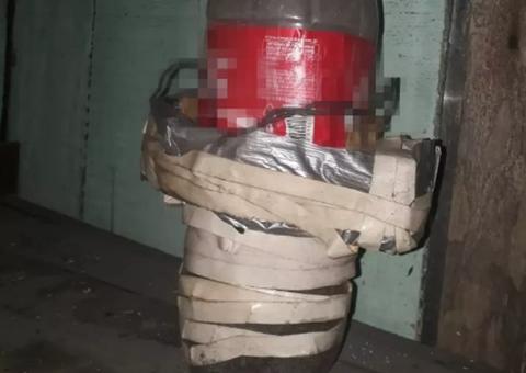 Em Manaus, morador encontra explosivo armado em forro de casa