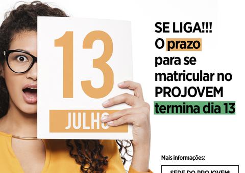 Se liga no prazo para a matrícula do Projovem!