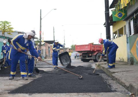 Mais de 50 ruas recebem obras de infraestrutura na zona norte de Manaus
