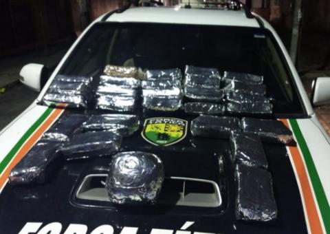 Manauara é preso em Fortaleza com 40kg de drogas 