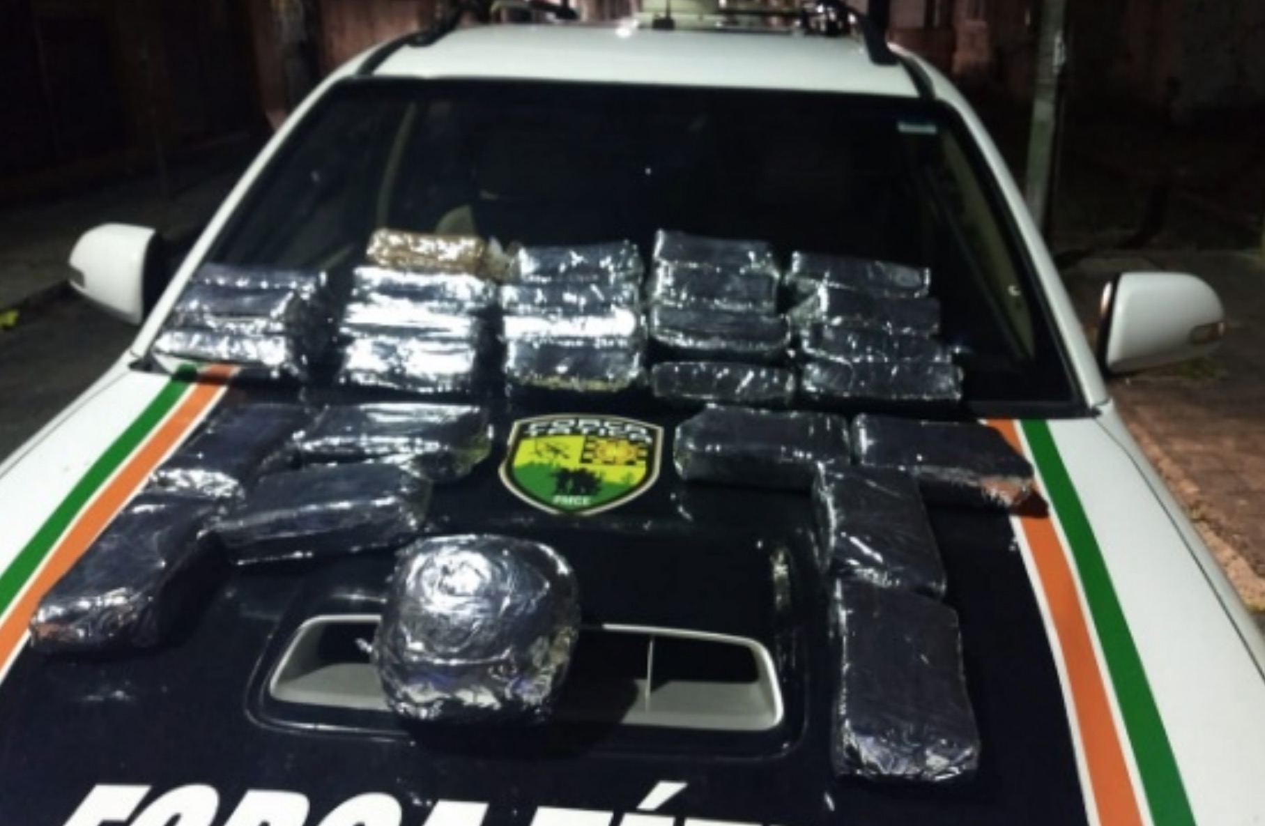 Manauara é preso em Fortaleza com 40kg de drogas 