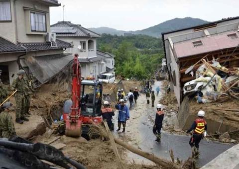 Fortes chuvas já deixam quase 200 mortos no Japão