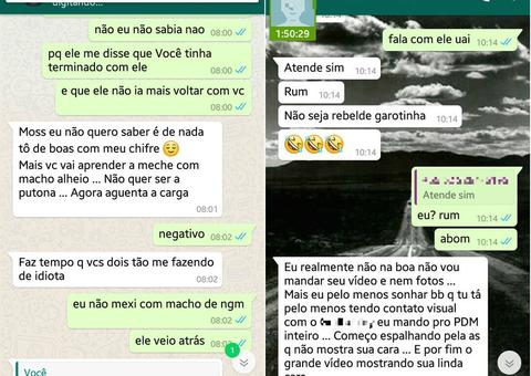 Ex posta nudes de rival em WhatsApp e caso vai parar na polícia