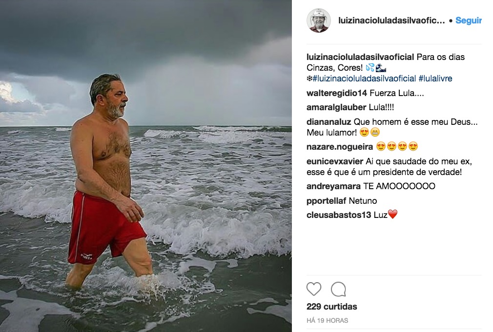 Eduardo Bolsonaro curte foto de Lula sem camisa e Dilma tira sarro