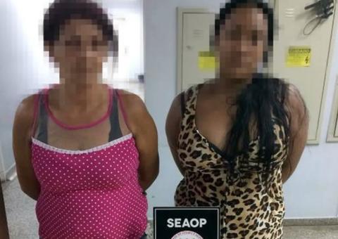 Duas mulheres são presas em flagrante com oxi e cocaína em Manaus