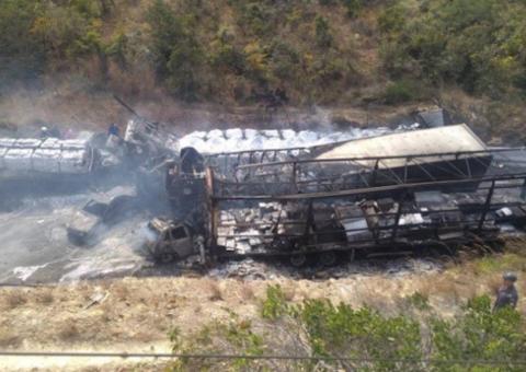 Mãe de policial que teve 90% do corpo queimado morre em acidente na BR-251