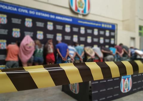 96 pessoas são presas durante operação da Polícia Civil em Manaus