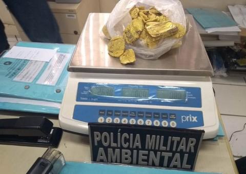 Sacola com mais de 2 kg de ouro é apreendida em barco no Rio Madeira