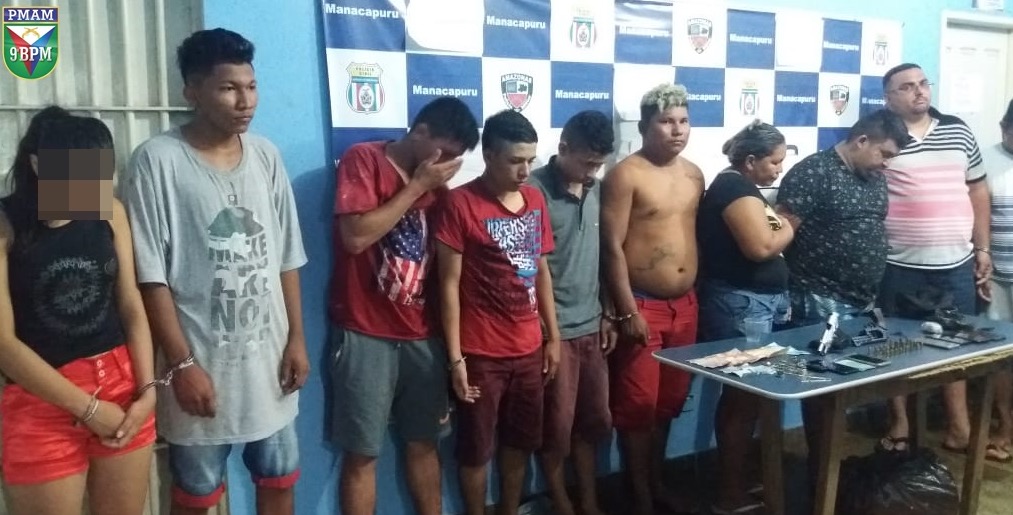 Suposto traficante e mais 12 pessoas são presas durante festa em casa no Amazonas